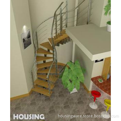 Fashionable Design Curved Staircase (HS-C03)